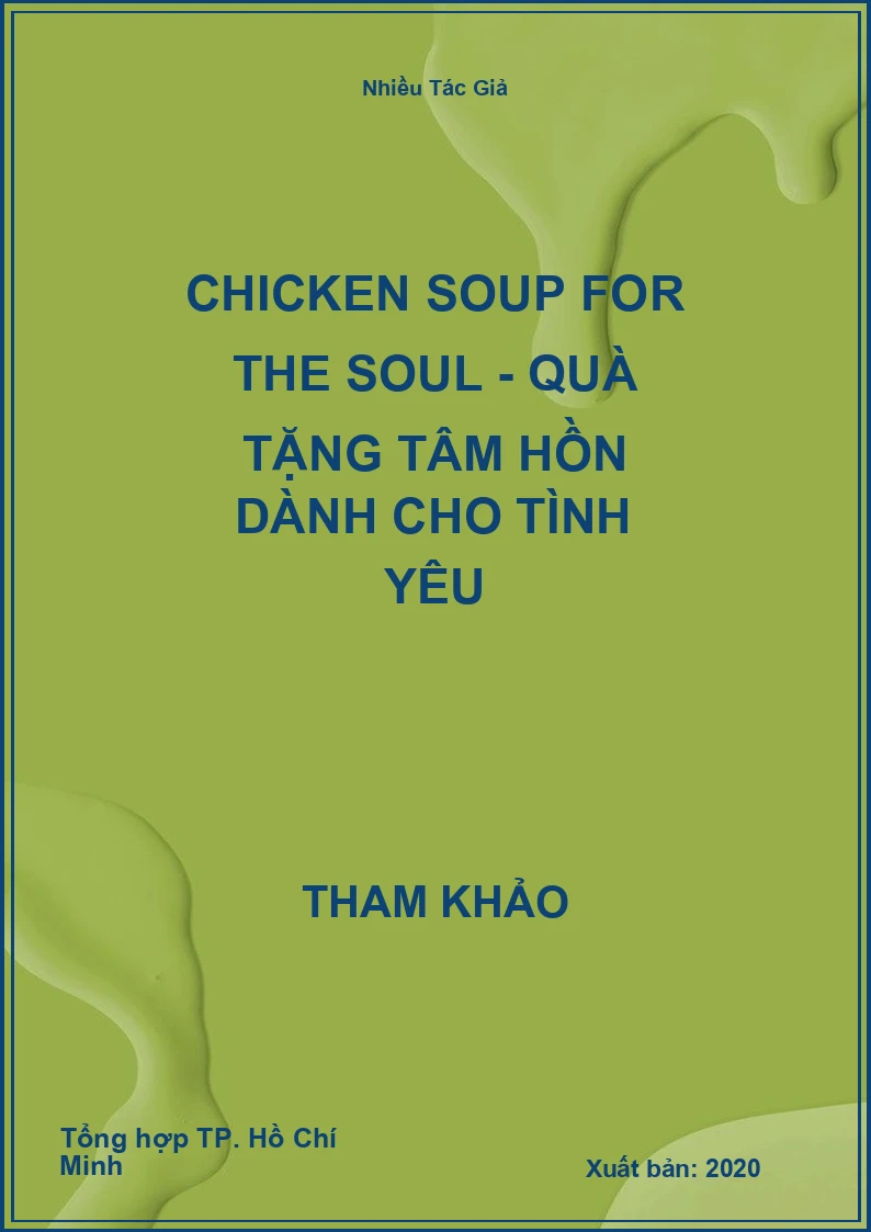 Chicken Soup for the Soul - Quà tặng tâm hồn dành cho tình yêu