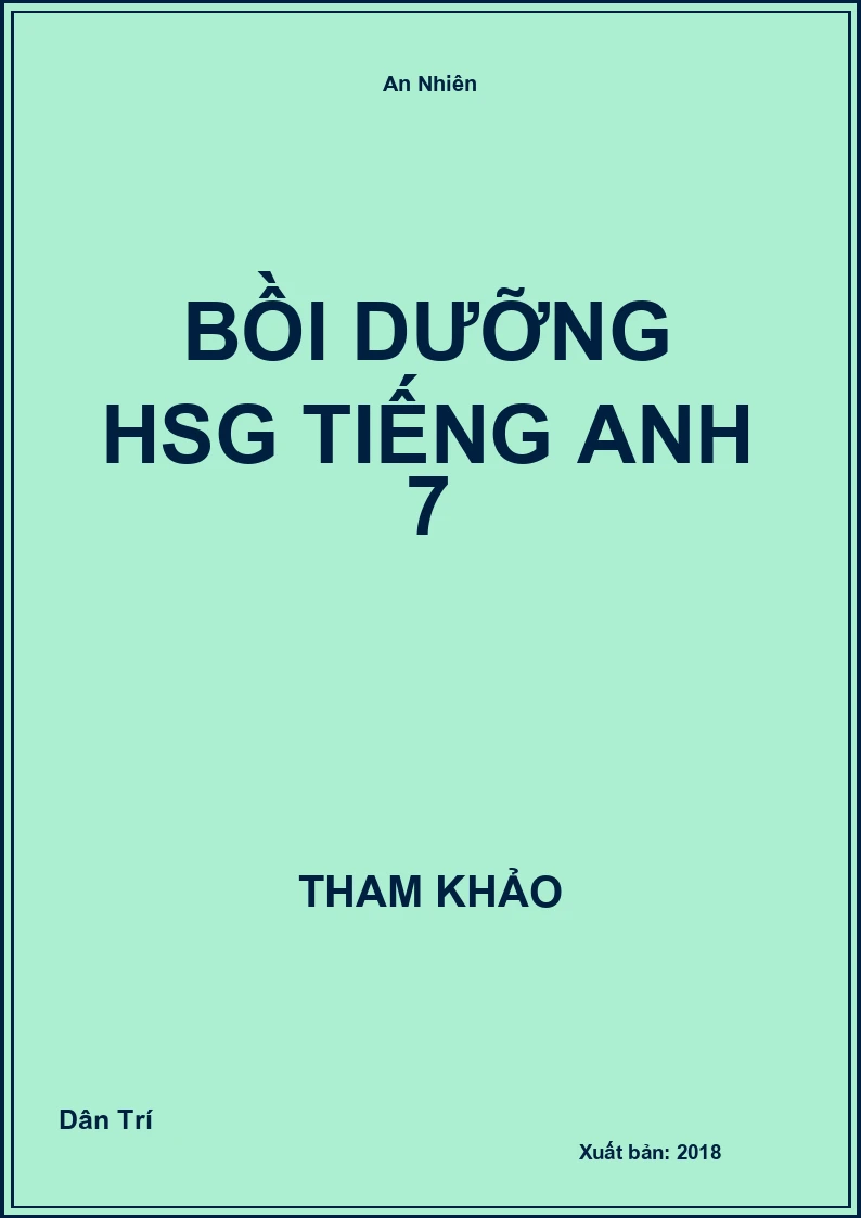 Bồi Dưỡng HSG Tiếng Anh 7