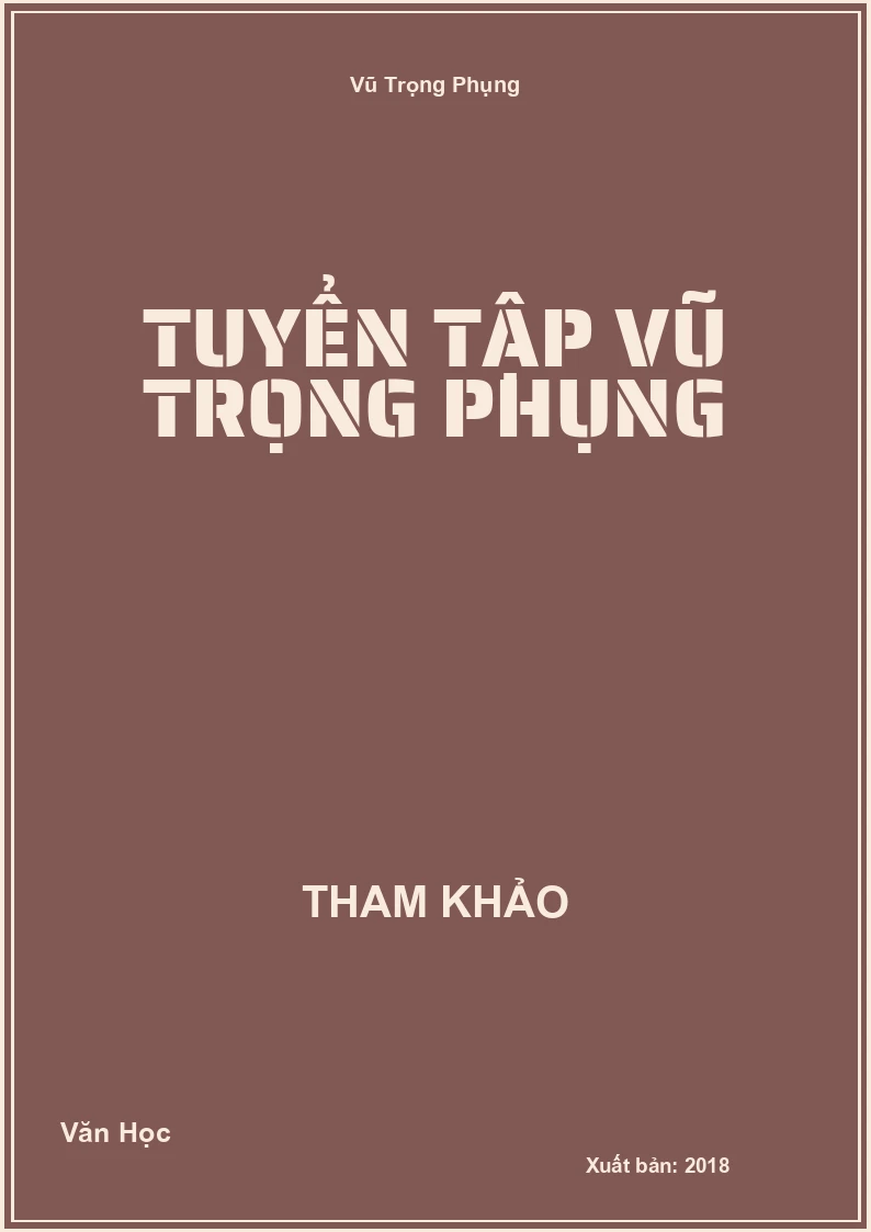 Tuyển tập Vũ Trọng Phụng