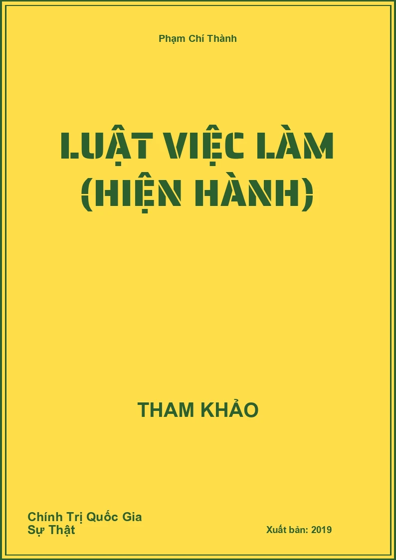 Luật việc làm (hiện hành)