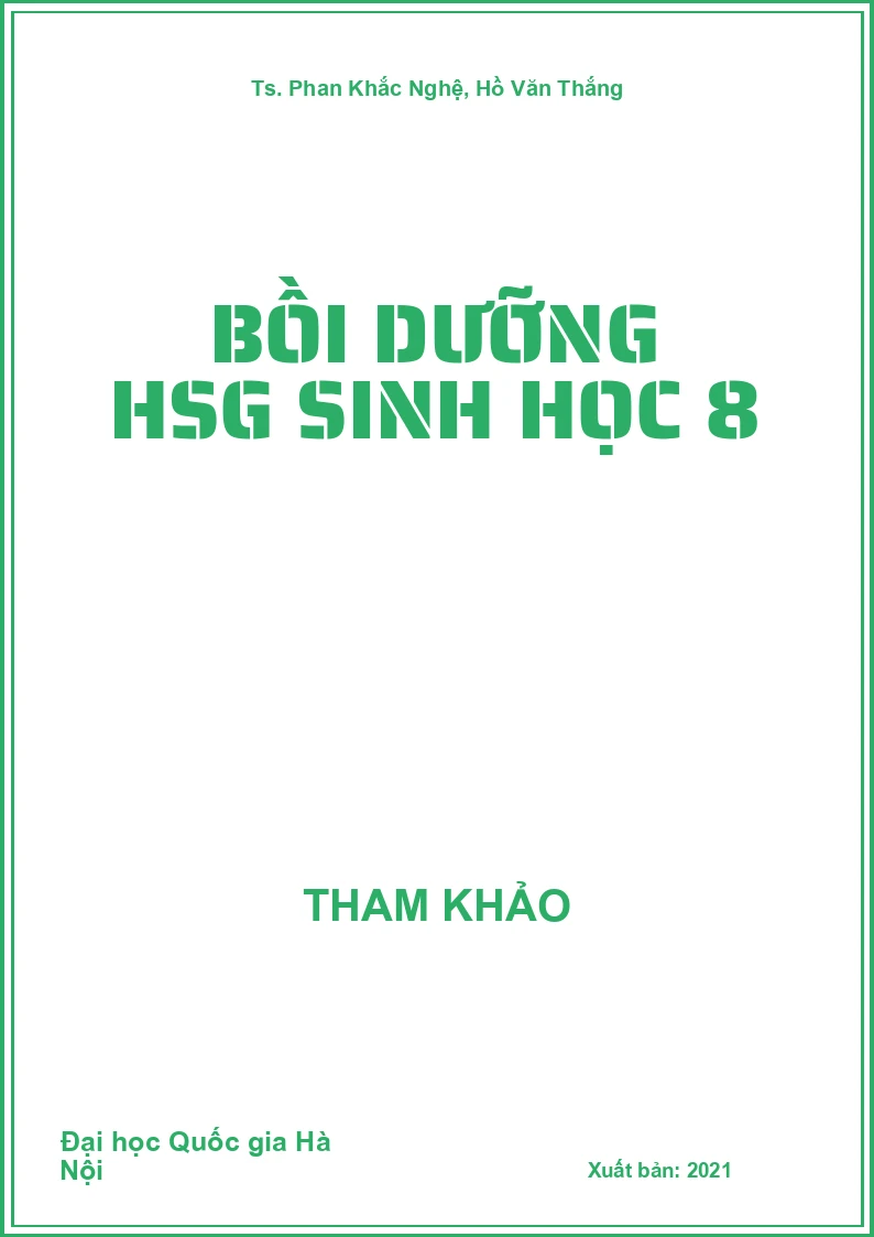 Bồi dưỡng HSG Sinh Học 8
