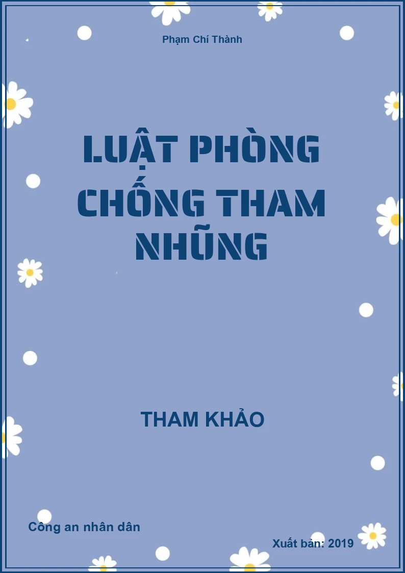 Luật phòng chống tham nhũng