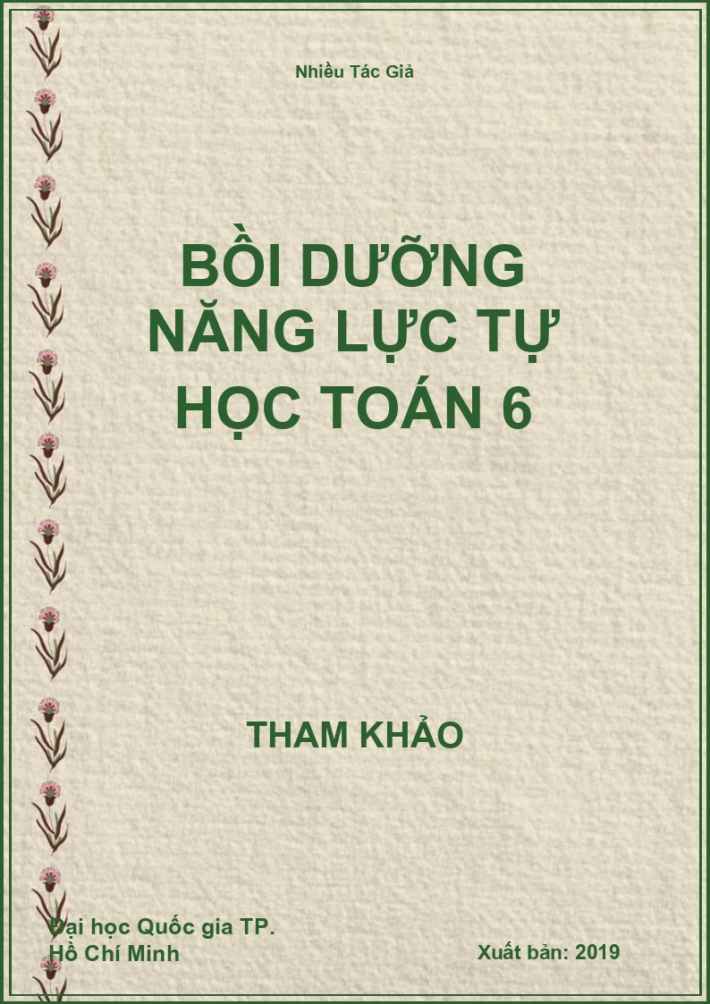 Bồi dưỡng năng lực tự học Toán 6