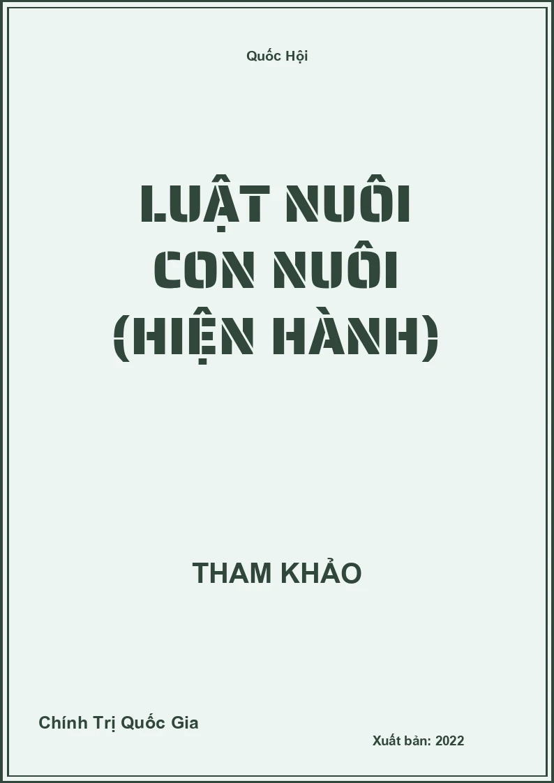 Luật Nuôi con nuôi (Hiện hành)