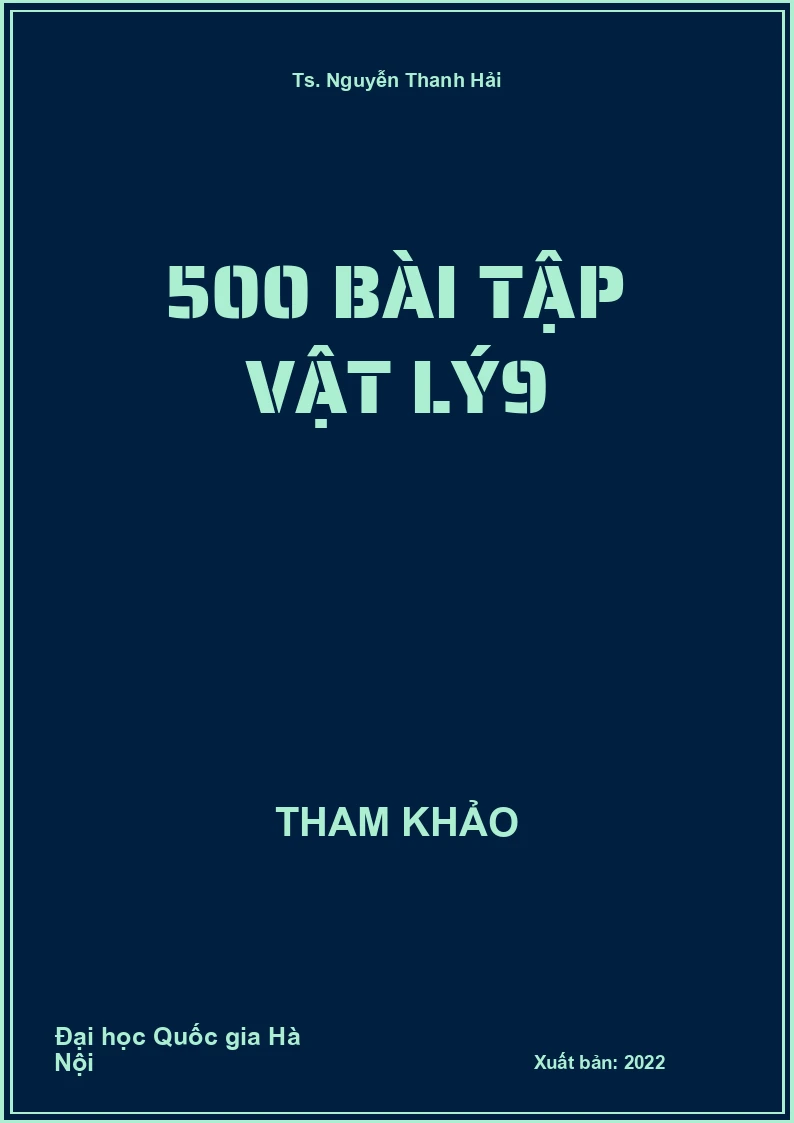 500 bài tập Vật Lý9
