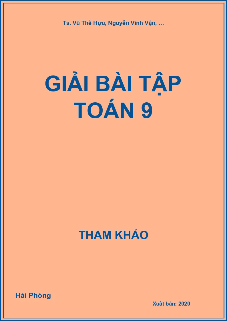 Giải bài tập Toán 9