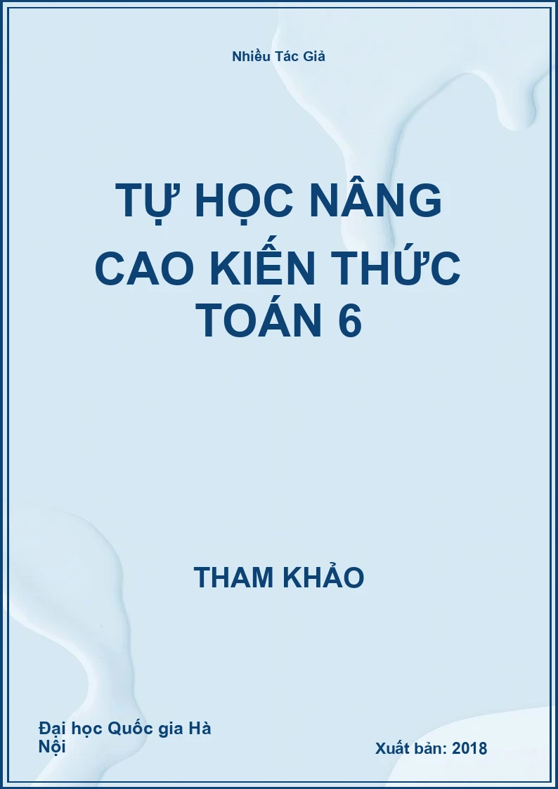 Tự Học Nâng Cao Kiến Thức Toán 6