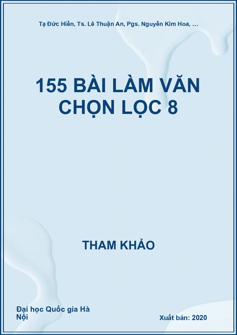 155 bài làm Văn chọn lọc 8