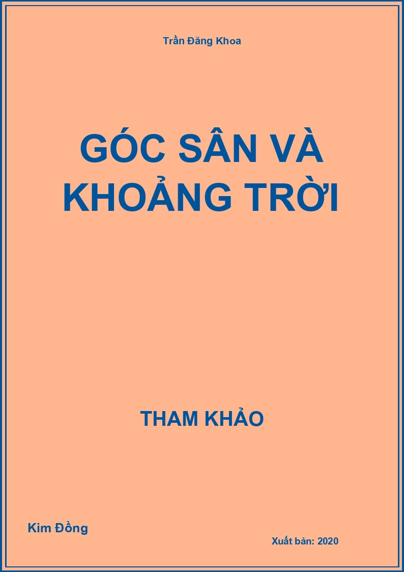 Góc sân và khoảng trời