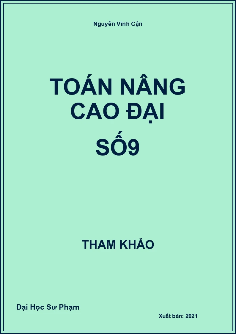 Toán nâng cao Đại Số 9