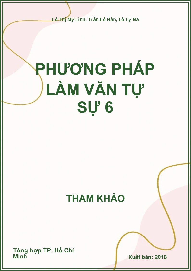 Phương pháp làm Văn tự sự 6