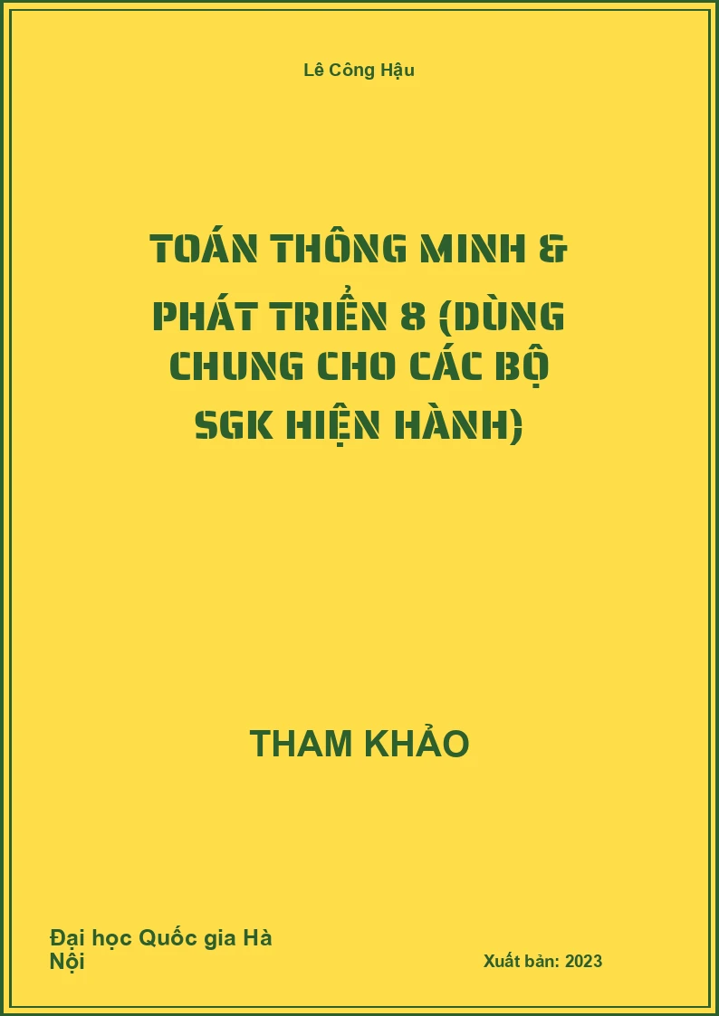 Toán thông minh & phát triển 8 (dùng chung cho các bộ SGK hiện hành)