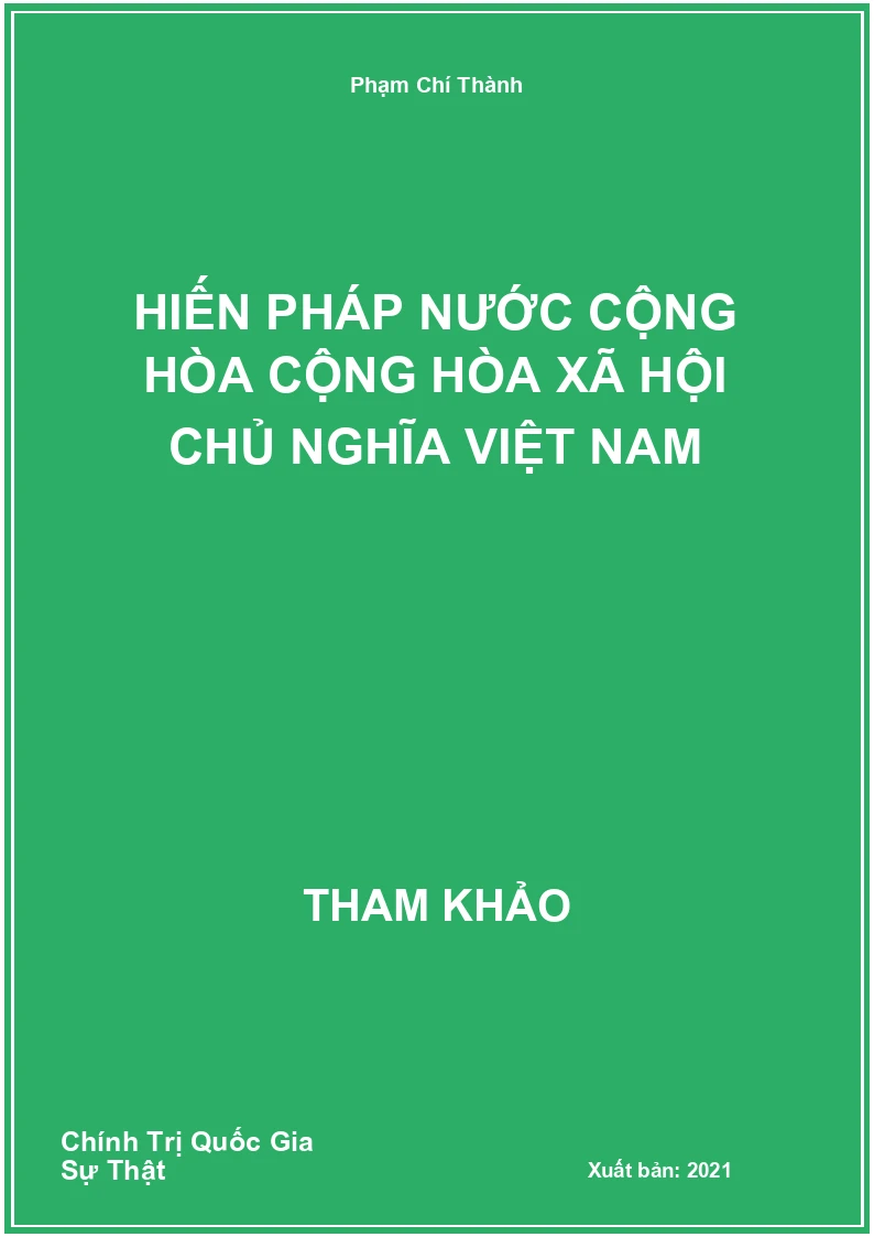 Hiến pháp nước Cộng hòa cộng hòa xã hội chủ nghĩa Việt Nam