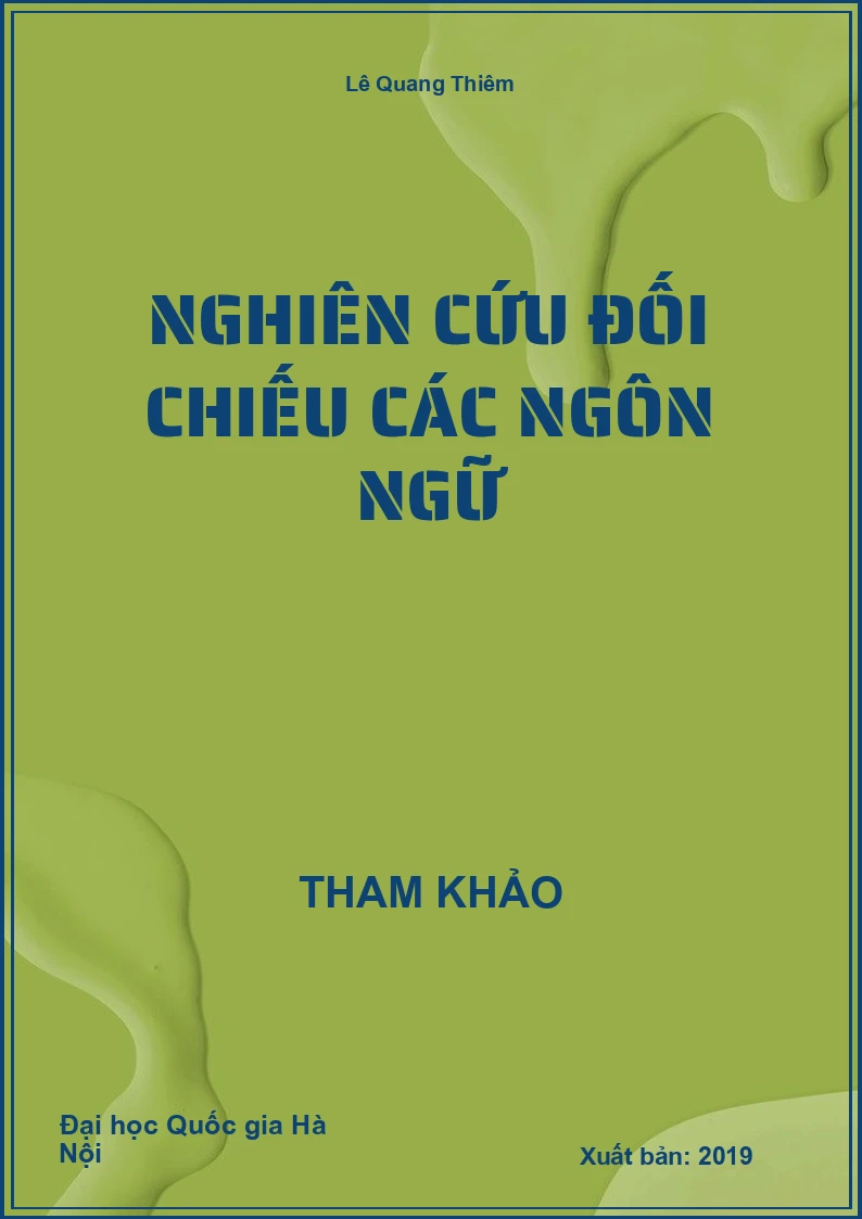 Nghiên cứu đối chiếu các ngôn ngữ