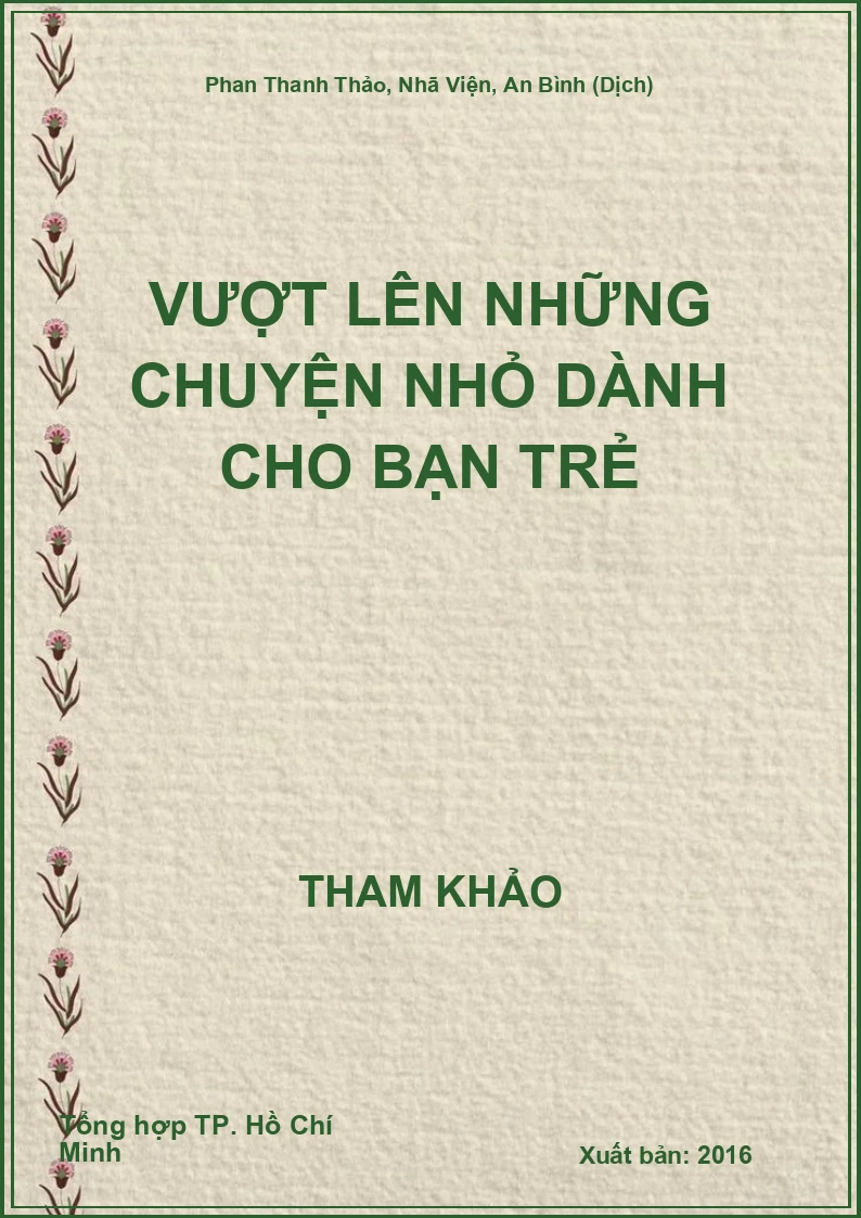 Vượt Lên Những Chuyện Nhỏ Dành Cho Bạn Trẻ