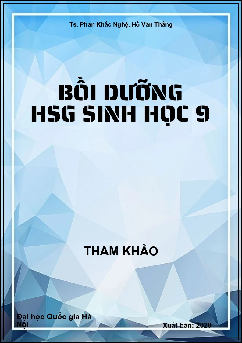 Bồi dưỡng HSG Sinh Học 9