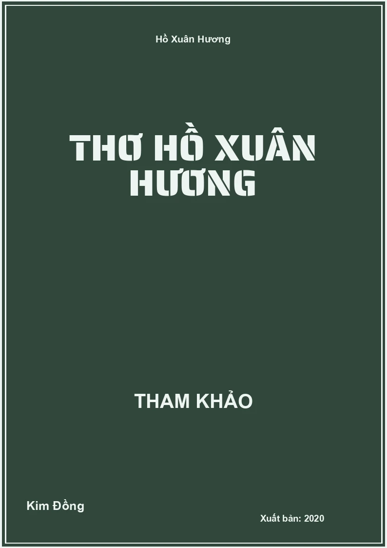 Thơ Hồ Xuân Hương
