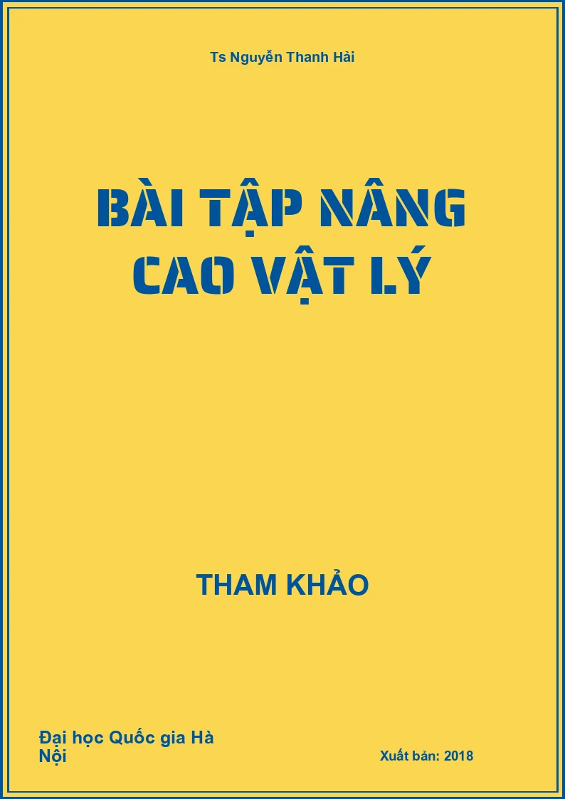 Bài tập nâng cao Vật Lý