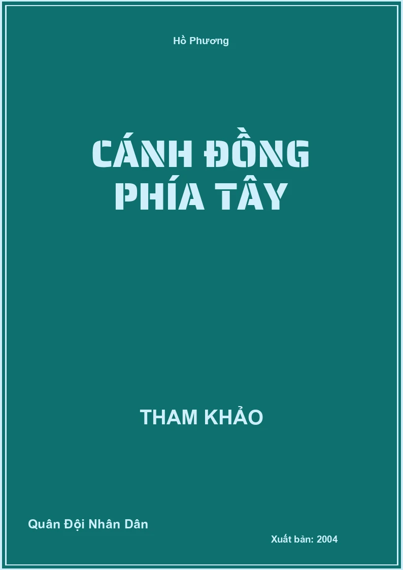 Cánh đồng phía Tây