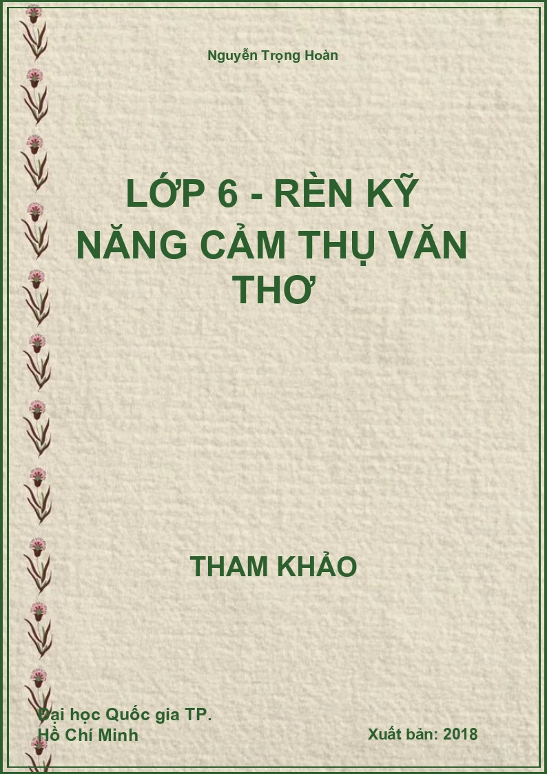 Lớp 6 - Rèn kỹ năng cảm thụ Văn thơ