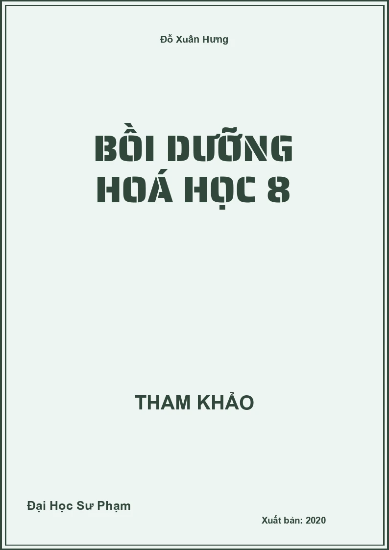 Bồi dưỡng Hoá học 8