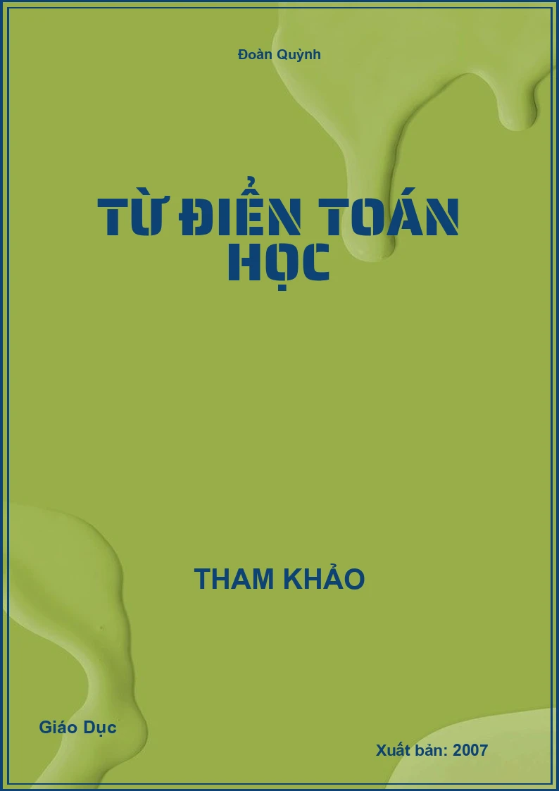 Từ điển Toán học