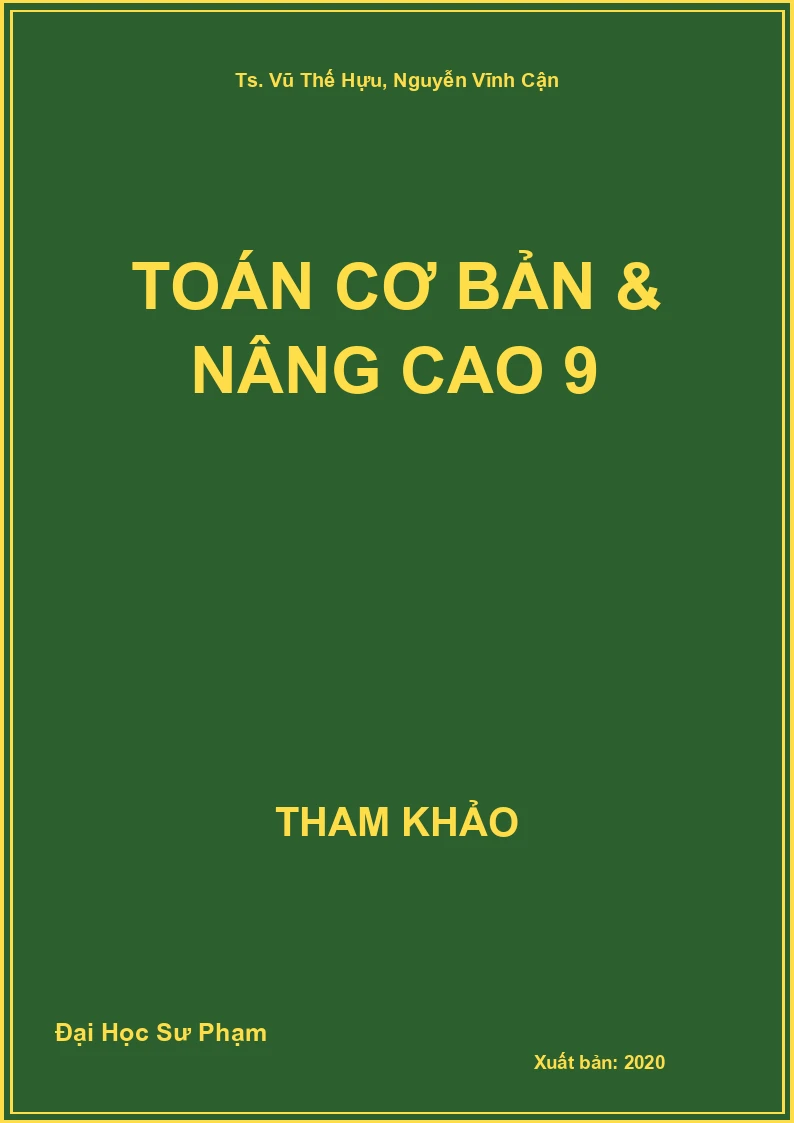 Toán cơ bản & nâng cao 9