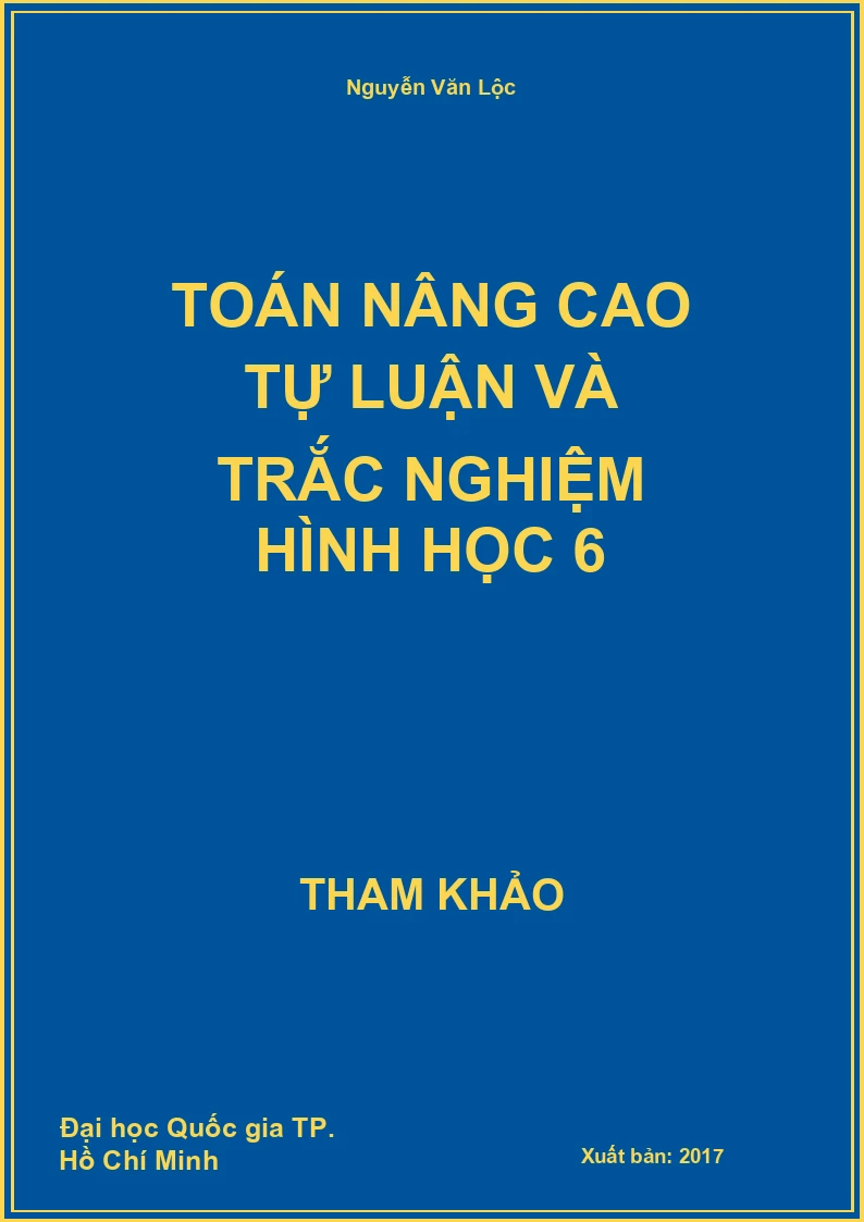 Toán nâng cao tự luận và trắc nghiệm Hình học 6