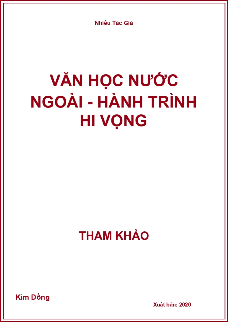 Văn học nước ngoài - Hành trình hi vọng