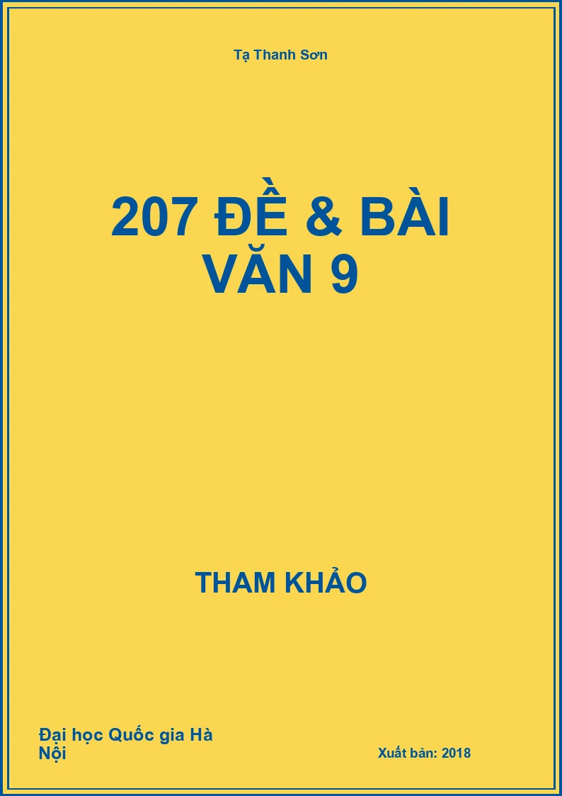 207 đề & bài Văn 9