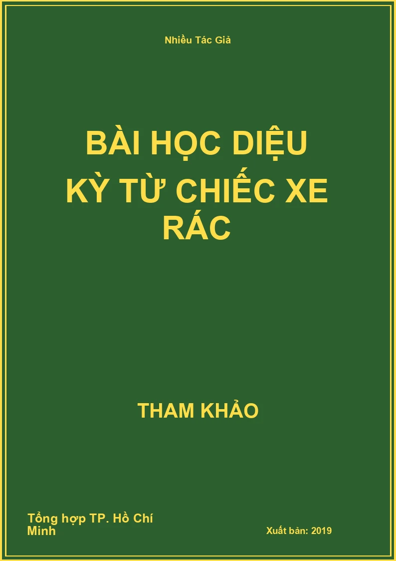 Bài học diệu kỳ từ chiếc xe rác