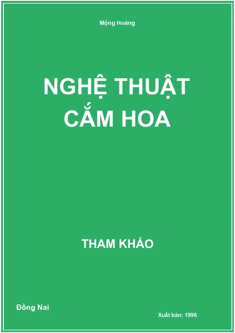 Nghệ thuật cắm hoa