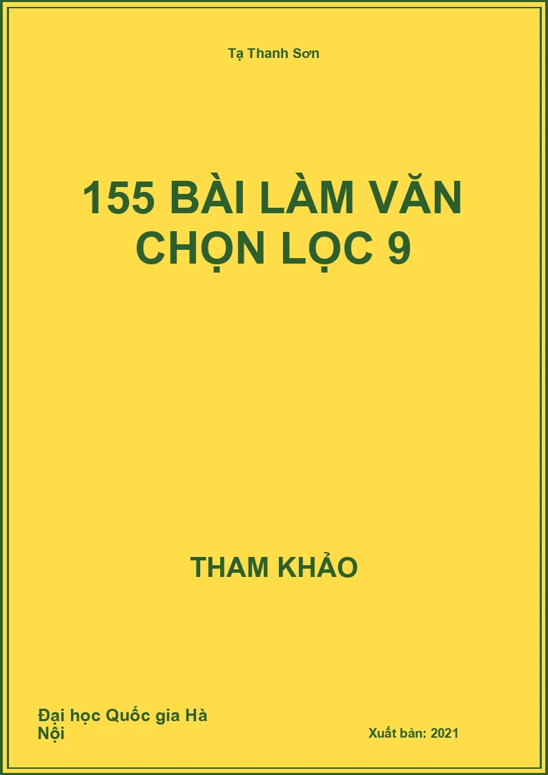 155 Bài Làm Văn chọn lọc 9
