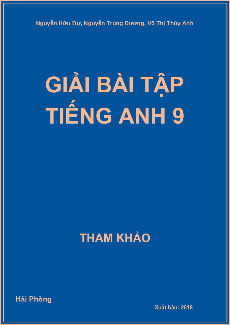 Giải bài tập Tiếng Anh 9