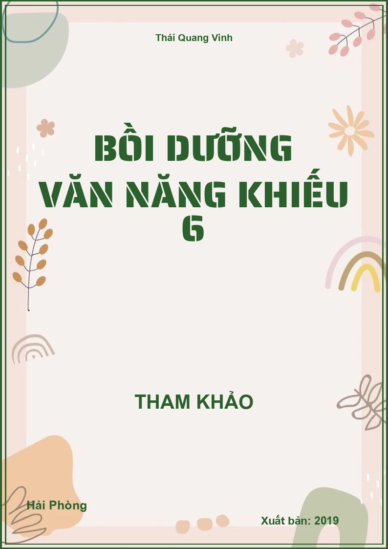 Bồi dưỡng Văn năng khiếu 6