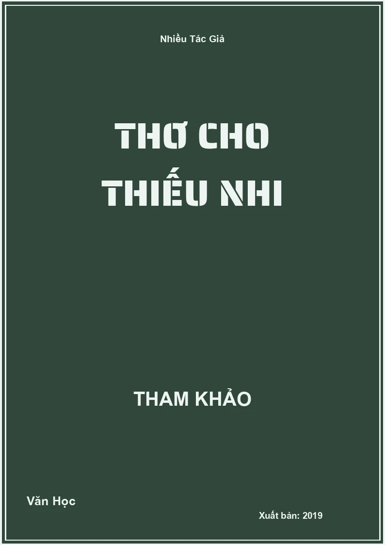 Thơ cho thiếu nhi