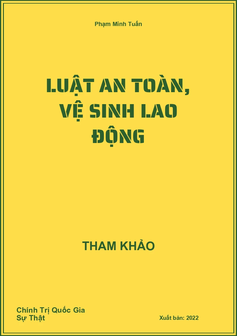 Luật an toàn, vệ Sinh lao động