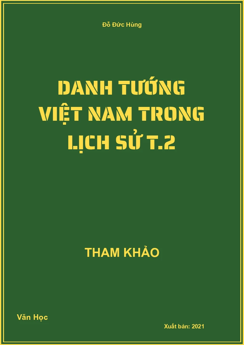 Danh tướng Việt Nam trong Lịch Sử T.2