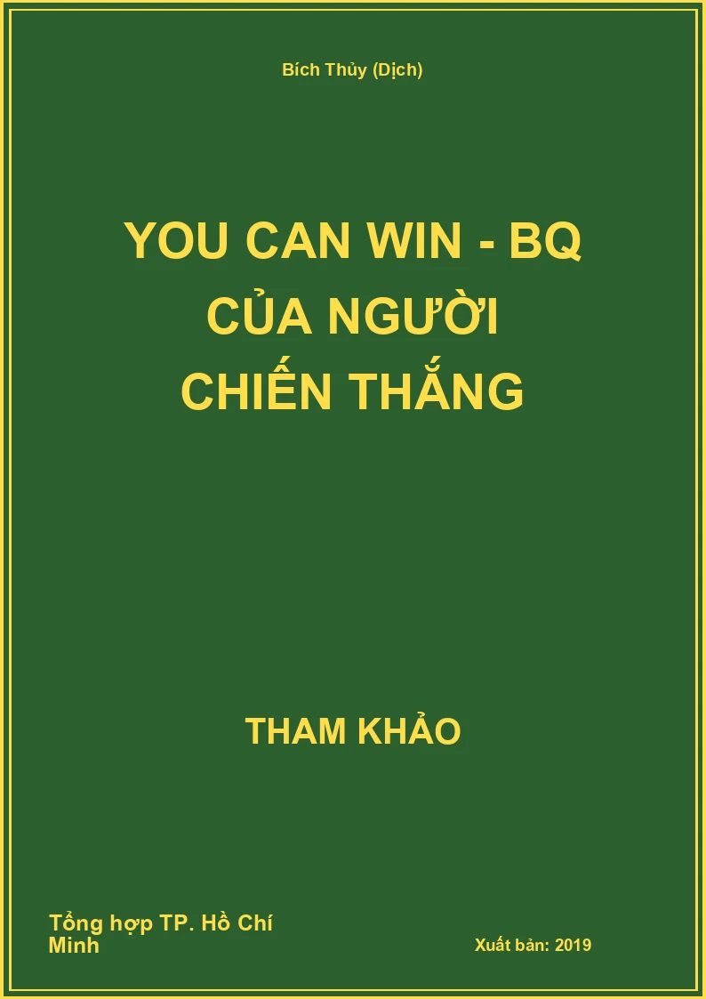 You Can Win - BQ Của Người Chiến Thắng