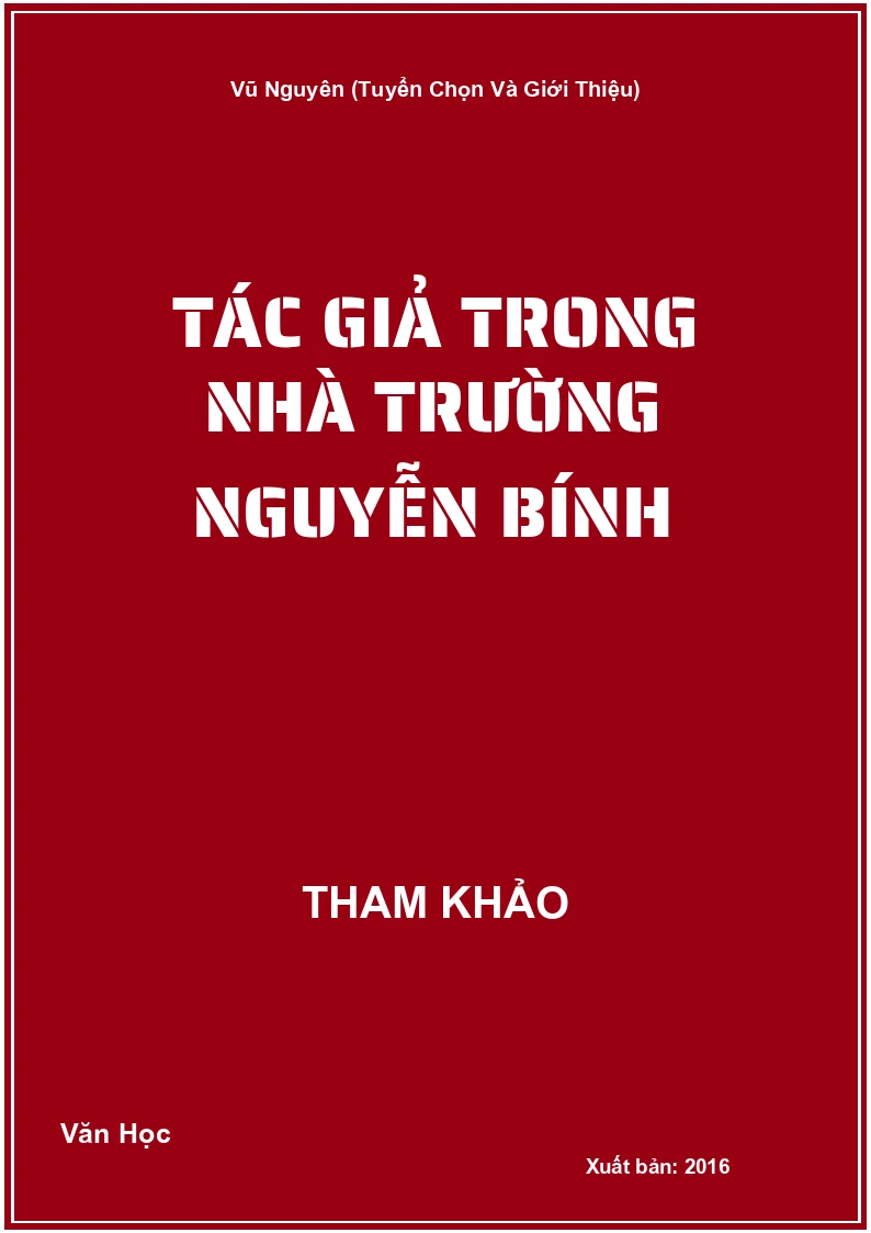 Tác giả trong nhà trường Nguyễn Bính