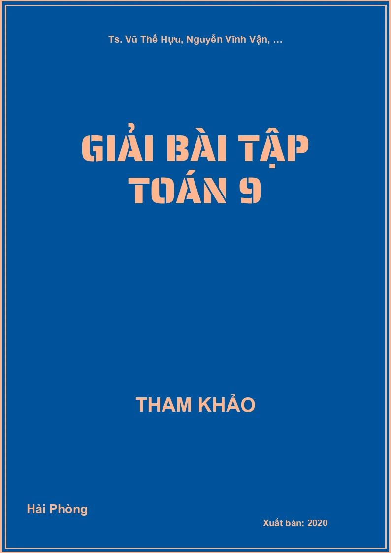 Giải bài tập Toán 9