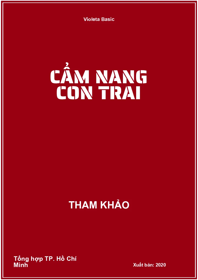 Cẩm nang con trai