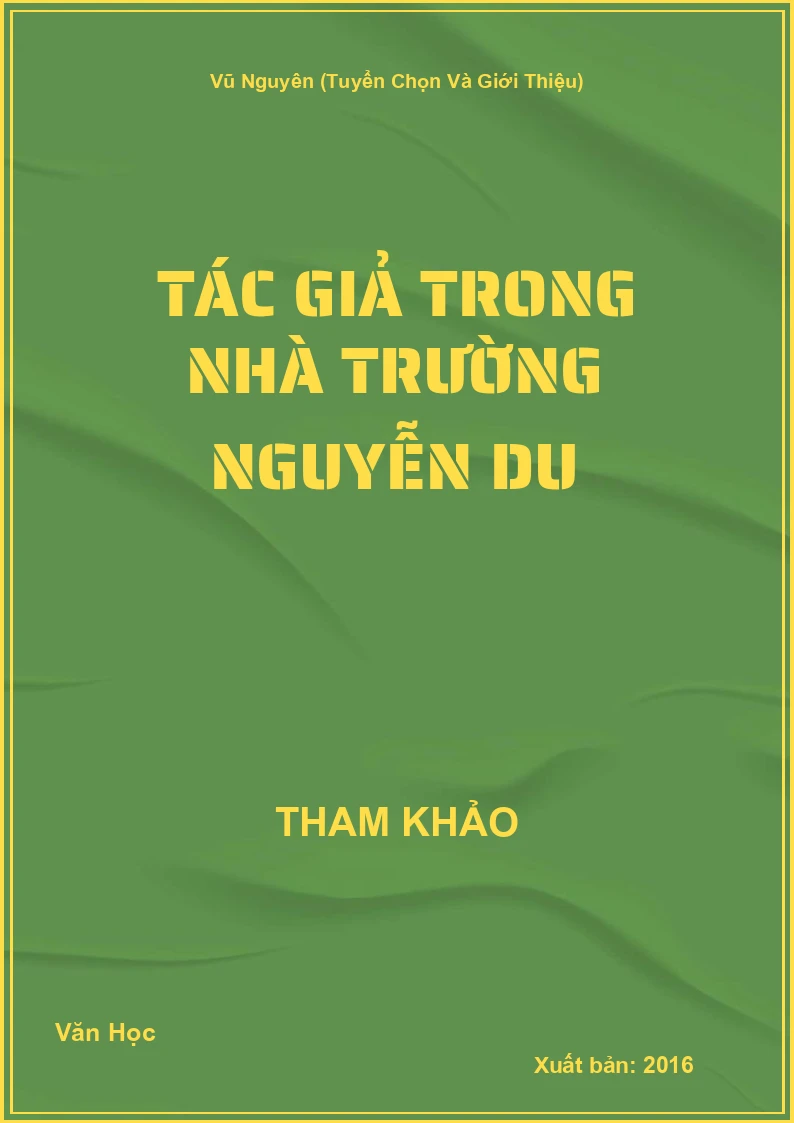 Tác giả trong nhà trường Nguyễn Du