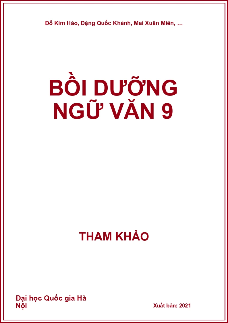 Bồi dưỡng Ngữ Văn 9