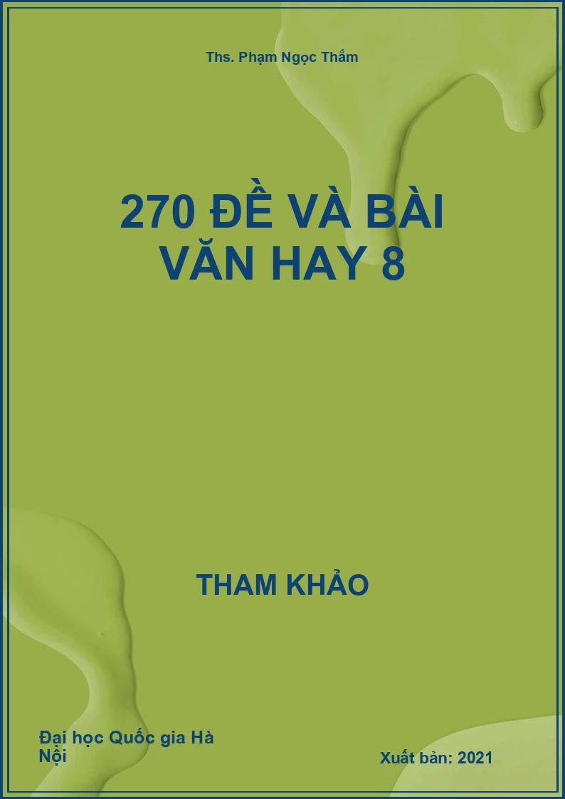 270 đề và bài Văn hay 8