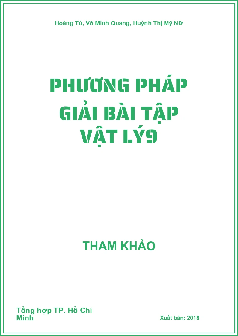 Phương pháp giải bài tập Vật Lý9