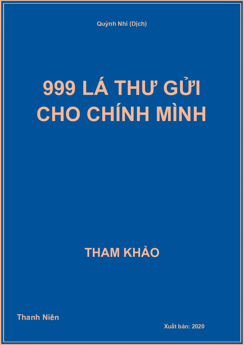 999 lá thư gửi cho chính mình