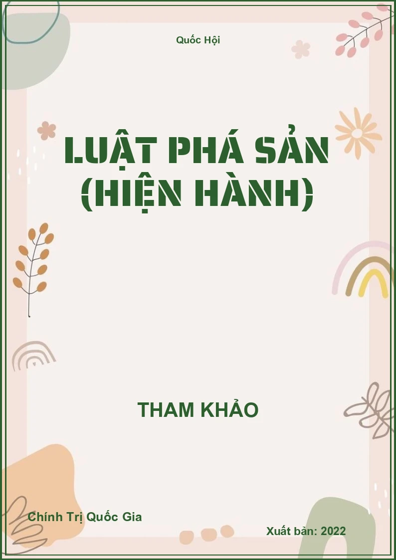 Luật Phá sản (hiện hành)