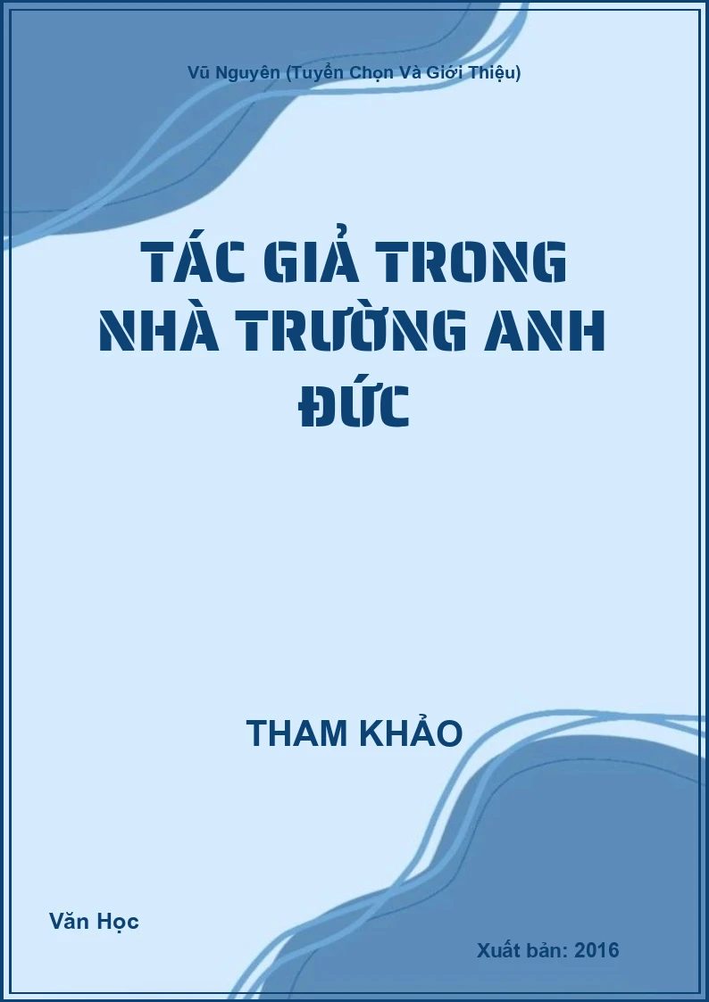 Tác giả trong nhà trường Anh Đức