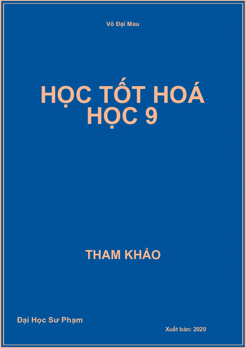 Học tốt Hoá học 9